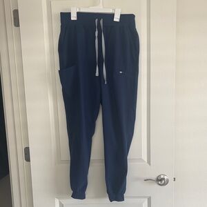 Navy Blue Scrub Jogger Pants